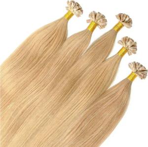 hair2heart Echthaar-Extension Premium Remy Bonding Extensions #9/31 Lichtblond Gold-Asch 60cm