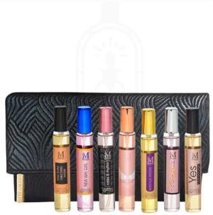 HairGecko Eau de Parfum Duft-Geschenkset für Damen mit exklusiver Estee Lauder Purse, 8-tlg.