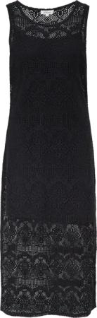 Häkel-Kleid mit Jerseyfutter