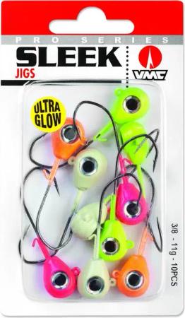 Haken VMC Sleek Jig Glow (x10)