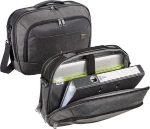 Hama Laptoptasche Notebook-Tasche Frankfurt Laptop-Sleeve Case, Business Hülle Tablet-Fach A4-Ordner Organizer Zubehör Schultergurt