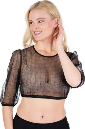 Hammerschmid Dirndlbluse Dirndlbluse - CLEO - schwarz