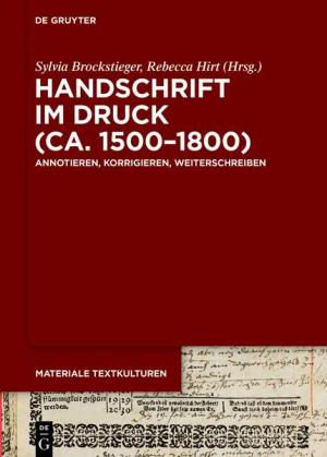 Handschrift im Druck (ca. 1500–1800)