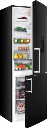 Hanseatic Kühl-/Gefrierkombination HKGK18560CDBI, 186 cm hoch, 60 cm breit, mit Wasserspender Dank integriertem Wassertank, Schnellgefrierfunktion