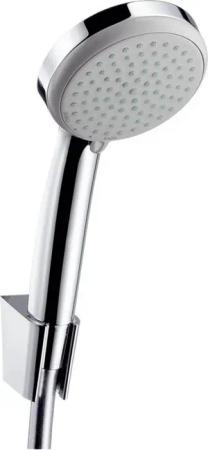 hansgrohe Handbrause Croma 100, Brauseset 100 Vario mit Brauseschlauch 1600 mm - Chrom