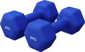Hantelset - Neopren, 2er Set, Hexagon, Kurzhanteln, Hanteln, Dumbbells