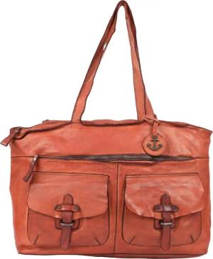 HARBOUR 2nd Shopper Jordan, Damen Handtasche, Henkeltasche, Umhängetasche mit Anker-Anhäner