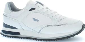 Harmont & Blaine Low-Top Sneaker - Sporty White Sneakers With Contrasting Grey Accent - Gr. 44 (EU) - in Blau - für Damen