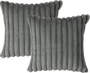 HAUSS SPOLE Kissenbezüge Kissenbezug 2 Stück Kissenhülle Dekokissen Sofakissen Couchkissen, (2 Stück), 45x45cm Sofakissen Couchkissen Bezug Sofa Schlafzimmer Reißverschluss