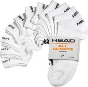 Head Elements Sneaker-Socken 11er Pack, Weiß, 39-42