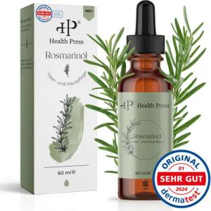 Health Press Haaröl Rosmarinöl 60ml, Dermatologisch getestet