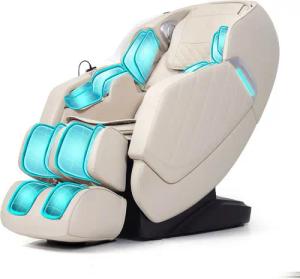 HealthRelife Massagesessel mit Zero-Gravity, 3D Shiatsu, Körperscan, SL-Schiene, beheizbarer (1-St), mit Relaxfunktion