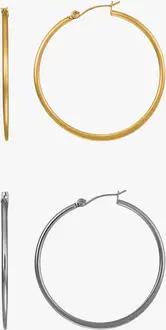 Heideman Damen Ohrcreolen Geschenkset : Silber