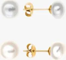 Heideman Damen Perlohrstecker Geschenkset : Gold