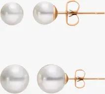 Heideman Damen Perlohrstecker Geschenkset : Rose