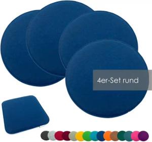 heimtexland Sitzkissen Filz Sitzauflage Stuhlkissen Bankkissen abwaschbar, Filzkissen eckig & rund I Indoor Outdoor I bequem & robust