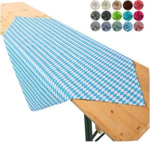 heimtexland Tischdecke Biertischdecke Garten Tischdeko Bierzeltgarnitur (Einzeln 1-tlg, Typ861), Mitteldecke 90 x 90 cm, Bayrisch Raute