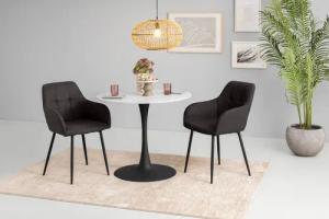 HELA Esszimmerstuhl HANNA (Set, 2 St), Schalenstuhl, Armlehnen Stuhl, Bezug Webstoff