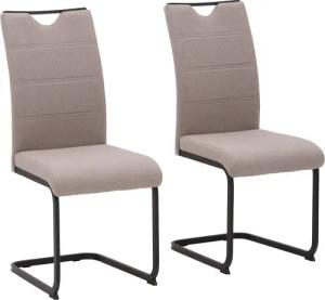 HELA Freischwinger Giselle Esszimmerstuhl BESTSELLER (Set, 2 St), robuster Bezug, 120 Kg Belastbarkeit, 2er und 4er Set