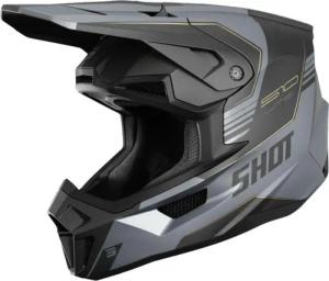Helm Shot Lite - S10 Schwarz Grau Matt