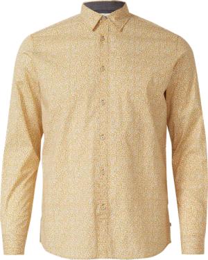 Hemd aus Baumwollstretch mit All-over-Print