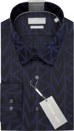 Hemd Michael Kors Mk Jacquard Slim Fit