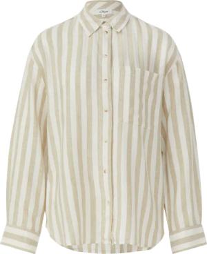 Hemdbluse aus Leinenmix im Relaxed Fit