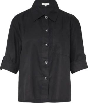 Hemdbluse aus Leinenmix