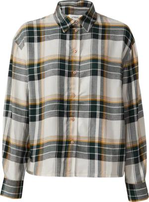 Hemdbluse im Relaxed Fit mit Raffung am Rücken