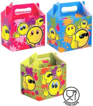 Henbrandt Geschenkbox Kindergeburtstag, Dinosaurier, Partytüten, Kinder, Party, Piraten (6 St), Geburtstag,Tragegriffverpackung, Mitgebsel, Geschenkverpackung