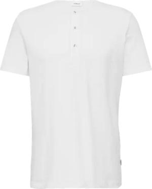 Henley-T-Shirt mit Flammgarnstruktur