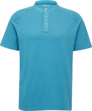 Henley-T-Shirt mit Raglanärmeln und Garment Dye