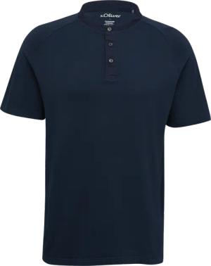 Henley-T-Shirt mit Raglanärmeln und Garment Dye