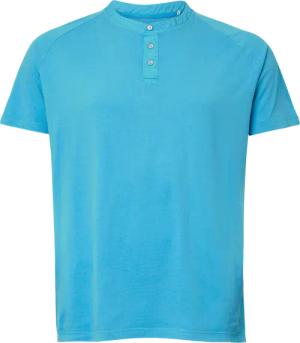 Henley-T-Shirt mit Raglanärmeln und Garment Dye