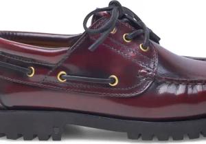 Henry Stevens Slipper & Pantoletten - Bootsschuh Morgan M DS - Gr. 45 (EU) - in Rot - für Damen