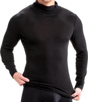 HERMKO Unterziehshirt 16645 Herren langarm Shirt mit Rollkragen