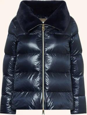 HERNO Daunenjacke mit Kunstfell