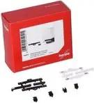 HERPA 054515 1:87 Zubehör: Heckstoßstange für Auflieger mit Anhängekupplung (2x weiß, 2x schwarz, bedruckt)