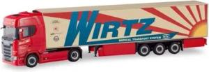 HERPA 310420 1:87 Scania CS 20 HD Kühlkoffer-Sattelzug "Wirtz"