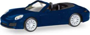 HERPA 38898 1:87 Porsche 911 Carrera 4S Cabrio, nachtblaumetallic