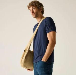 Herren Dewi Kurzarm-T-Shirt mit Knopfleiste