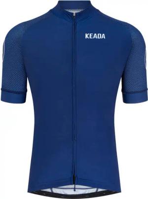 Herren Essentials Kurzarm-Radtrikot - Marineblau