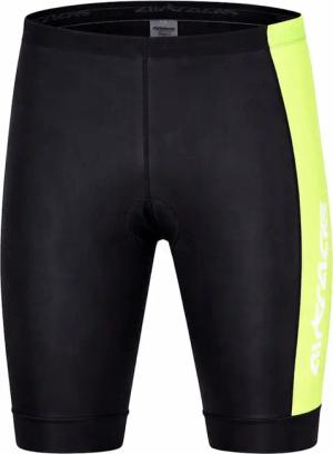 Herren Fahrradhose Kurz Radhose Pro Line Schwarz-Neon
