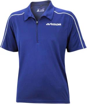 Herren Fahrradtrikot Kurzarm Air Tech Navy-Blau