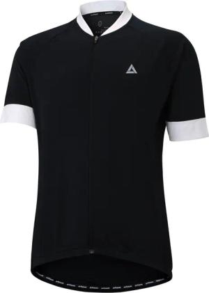 Herren Fahrradtrikot Kurzarm Comfot Line Schwarz Weiss