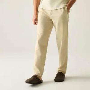 Herren Hadlin Baumwoll-Leinen-Kordelzughose