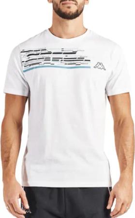 Herren Kurzarm-T-Shirt Kappa Godot Weiß