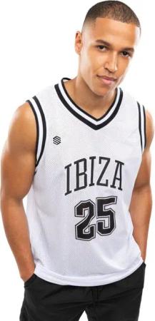 Herren Lifestyle basketballtrikot IBZ Pedrera White Weiß