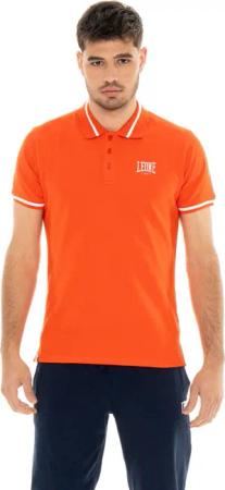 Herren-Poloshirt mit Leone Basic-Kragen