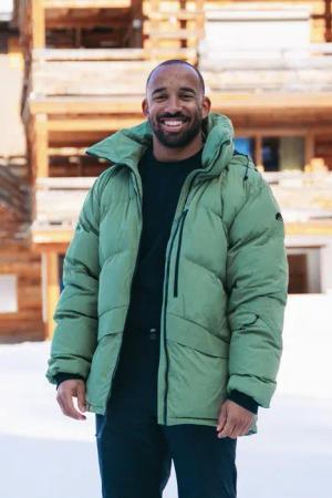 Herren-Pufferjacke Khaki